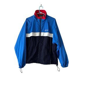 Vintage 80s Prince Mens Sz XXL Black Blue Red Tennis (Pickleball) Jacket Full Zi